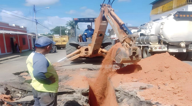 Restauran operatividad del sistema de aguas servidas en Guasipati