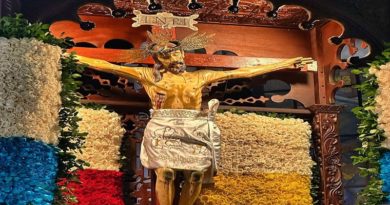 Feligreses conmemoran los 413 años del Santo Cristo de La Grita