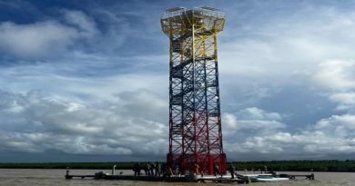 Inauguran faro estratégico en la Fachada Atlántica del Esequibo