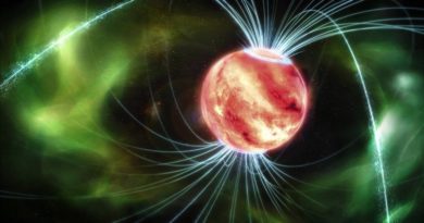 Astrónomos muestran primera imagen de cinturón de radiación fuera del sistema solar