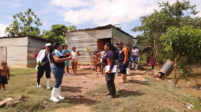 Favorecen con jornada médica familias afectadas por las lluvias en Anzoátegui