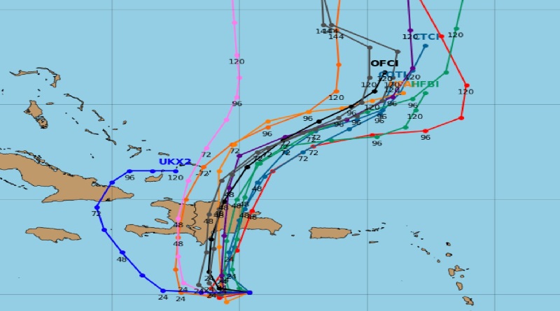 Decretan días no laborables por paso de tormenta tropical por República Dominicana
