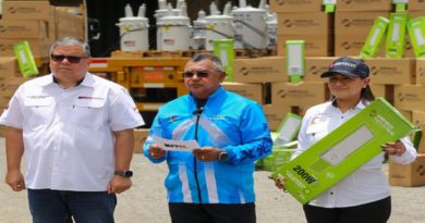 Entregan 50 mil luminarias y 500 transformadores para fortalecer los Servicios Públicos