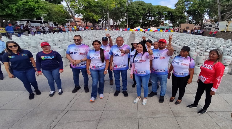 Entregan cinco mil cilindros de GLP en municipio Piar del estado Bolívar