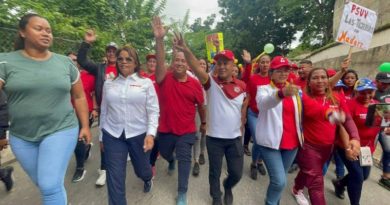 Municipio Santos Michelena de Aragua se movilizó en apoyo al presidente Maduro