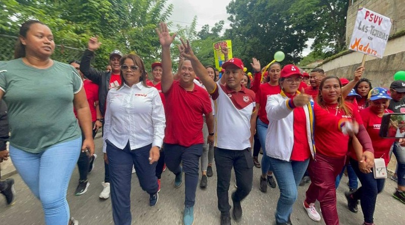Municipio Santos Michelena de Aragua se movilizó en apoyo al presidente Maduro