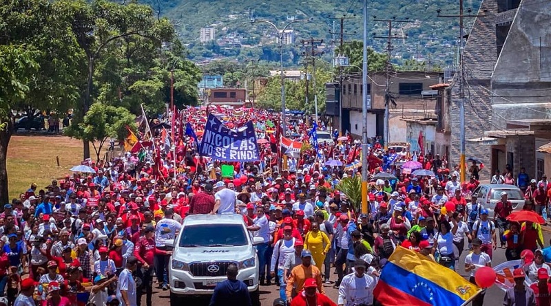 Pueblo revolucionario demuestra capacidad organizativa en movilizaciones
