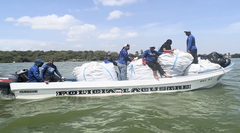 Activan el programa nacional “Pesca tu plástico” en el lago de Maracaibo