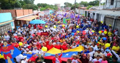 Pueblo de Cocorote en Yaracuy expresó su respaldo al presidente Maduro