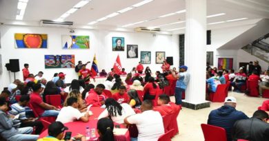 PSUV fortalece estructuras y estrategias políticas para las movilizaciones
