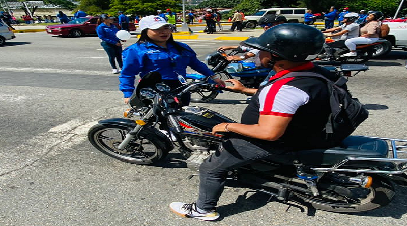 INTT activa dispositivo de concienciación vial a motorizado en Miranda