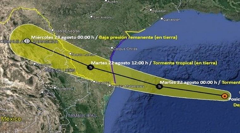 Tormenta Harold ocasiona lluvias torrenciales en México