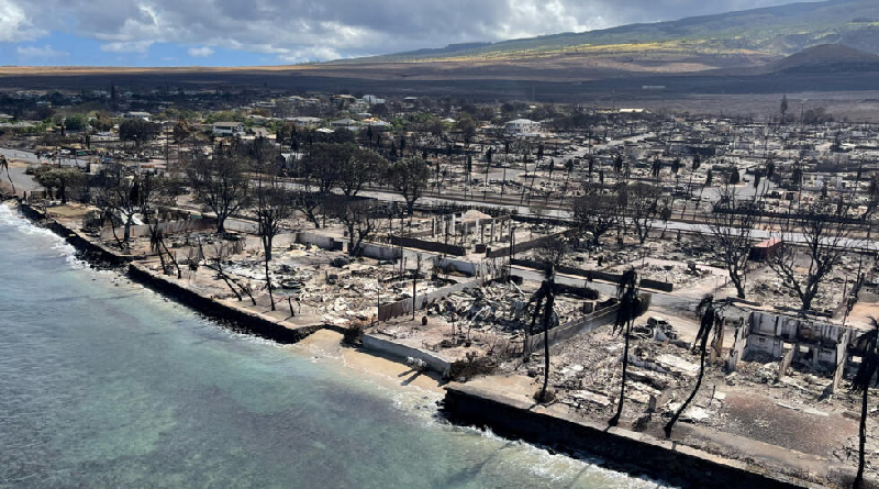 Se eleva a 99 la cifra de fallecidos por incendios en Hawái