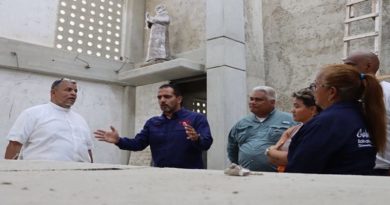 Inspeccionan labores en templo en honor a beato José Gregorio Hernández