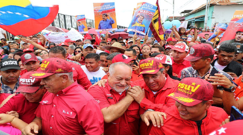 Diosdado Cabello insta al pueblo a mantenerse en movilización permanente