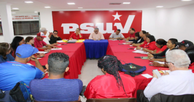 PSUV revisa acciones para atender necesidades del pueblo de Aragua