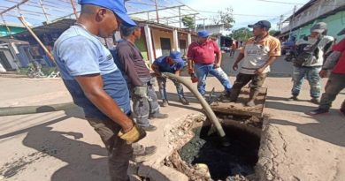 Ejecutan labores de saneamiento de aguas servidas en municipio Angostura de Bolívar
