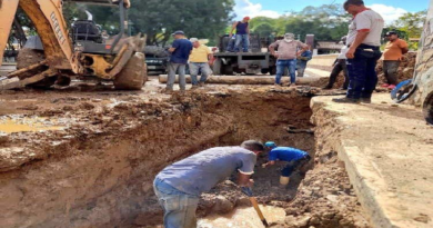 Sustituyen más de 200 metros de aguas residuales en Santa Teresa del Tuy