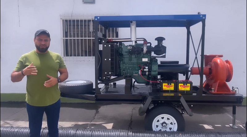Nueva motobomba potenciará la estación de rebombeo Madre Vieja 2 en Aragua