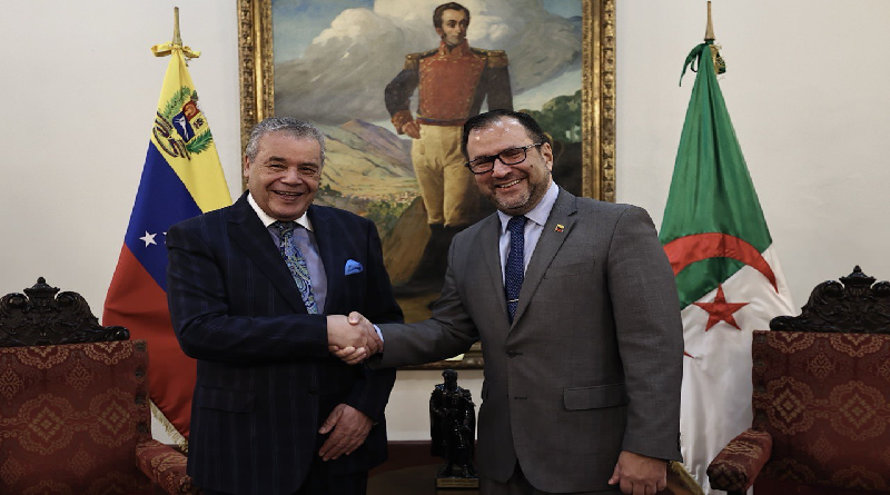 Despiden a embajador de la República Argelina Democrática y Popular en Venezuela