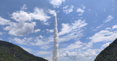 China lanza cinco nuevos satélites de teleobservación al espacio