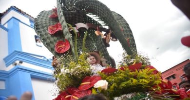 Repican tambores en honor a San Juan Bautista de La Matica