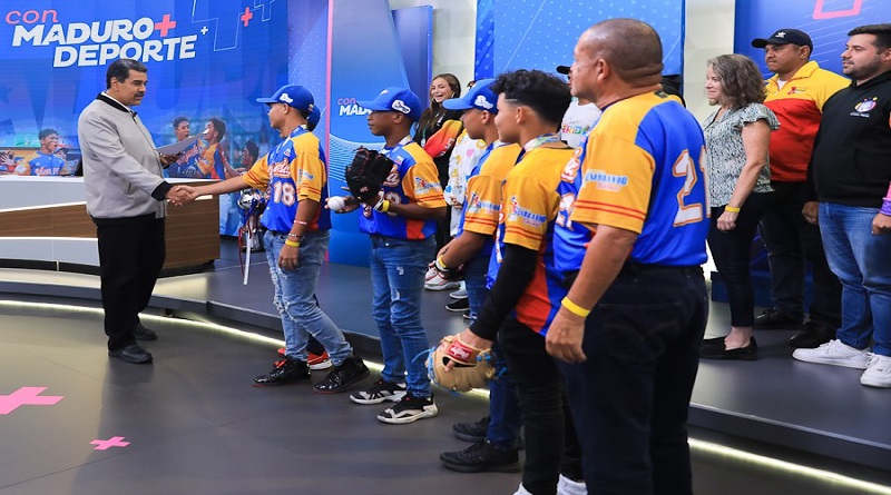 Presidente Maduro felicita selección sub 12 de Béisbol por tercer lugar en Taiwán