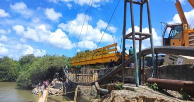 Inician instalación de tuberías de agua potable en puente Guayacán de Miranda
