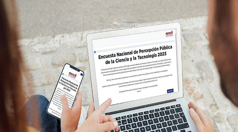 Invitan a participar en Encuesta Percepción Pública sobre Ciencia y Tecnología 2023