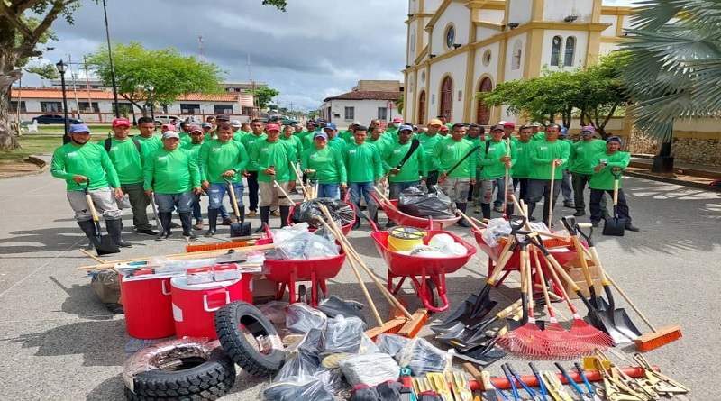 Dotan equipos para embellecimiento del municipio Cedeño en Monagas