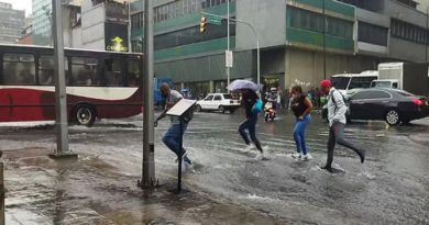 Inameh pronostica lluvias y chubascos en gran parte del país