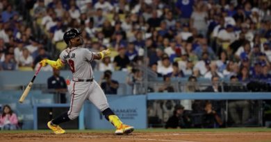 Acuña Jr. vuelve a dar jonrón y Bravos le repiten dosis a Dodgers