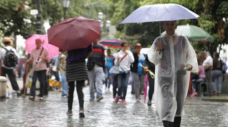 Inameh pronostica lluvias y chubascos en gran parte del país