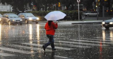 Inameh pronostica lluvias de intensidad variable en gran parte del país