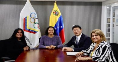 Presidente de la FGI visita Casa Olímpica en Caracas
