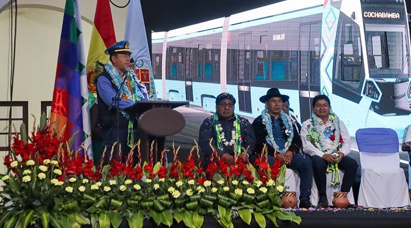 Inauguran ampliación del Tren Metropolitano en Bolivia