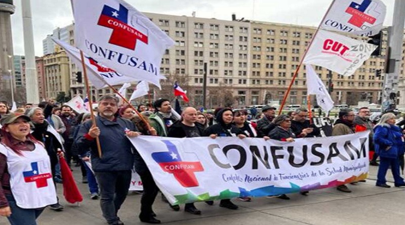 Trabajadores de la salud en Chile irán a paro nacional