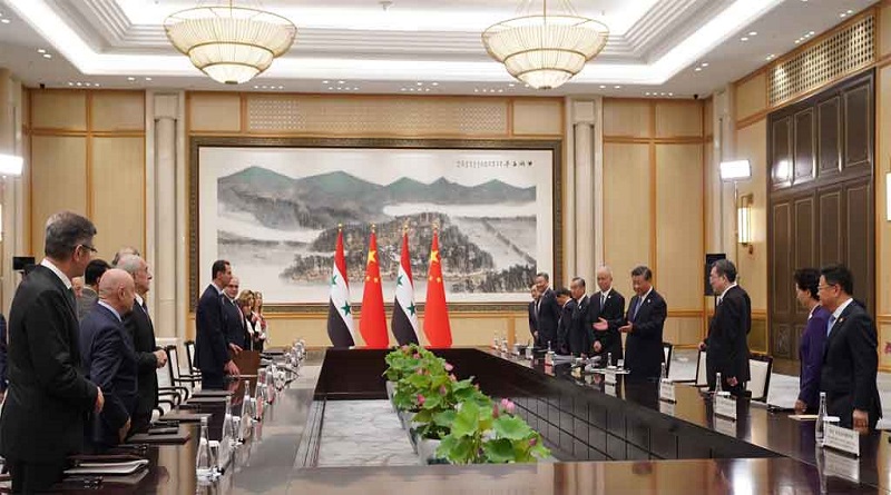 China y Siria anuncian una asociación estratégica
