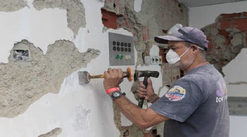 Recuperan espacios en la Escuela Nacional Belén San Juan en la Guaira