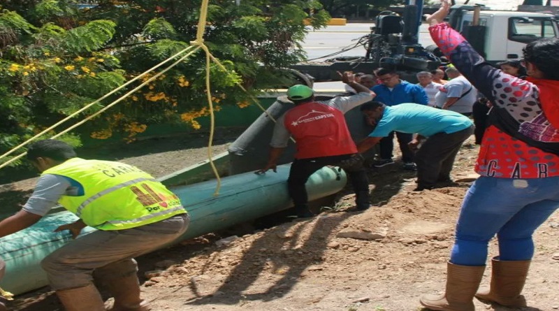 Inspeccionan sustitución de tuberías de aguas servidas en Catia y la Morán