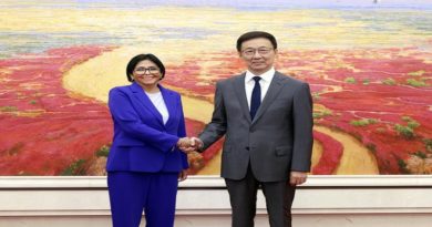 Vicepresidenta Delcy Rodríguez se reúne con du homólogo chino