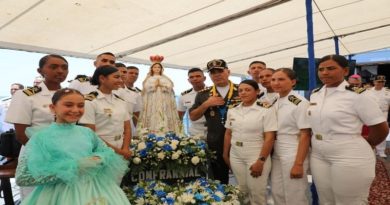 FANB rinde honores a la Virgen del Valle en Nueva Esparta