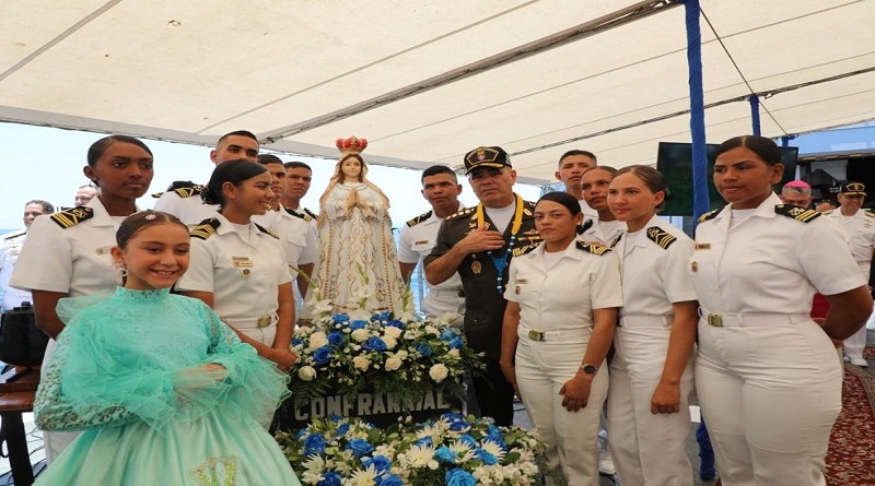 FANB rinde honores a la Virgen del Valle en Nueva Esparta
