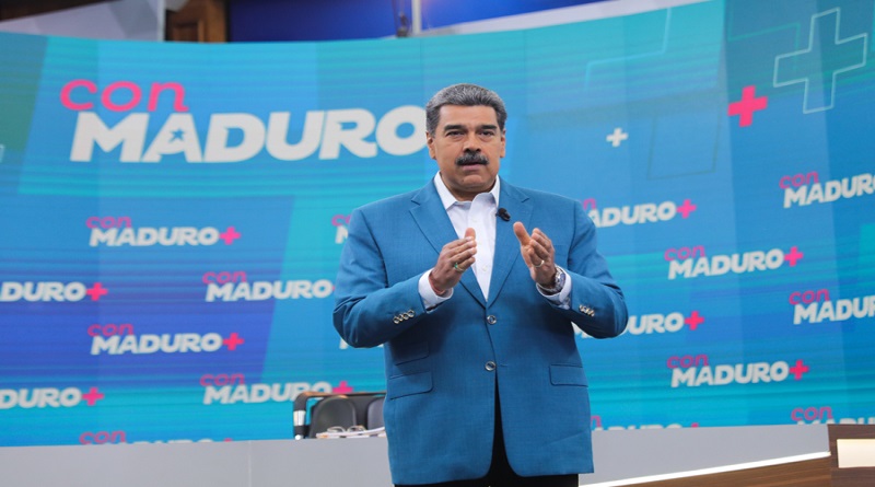 Con Maduro + mantiene informado al pueblo venezolano
