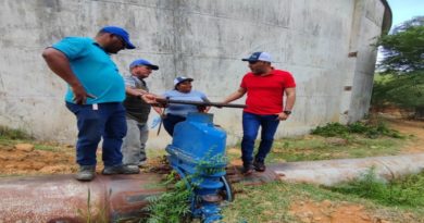 Ejecutan mantenimiento en Estación de bombeo Caja de Agua de Falcón