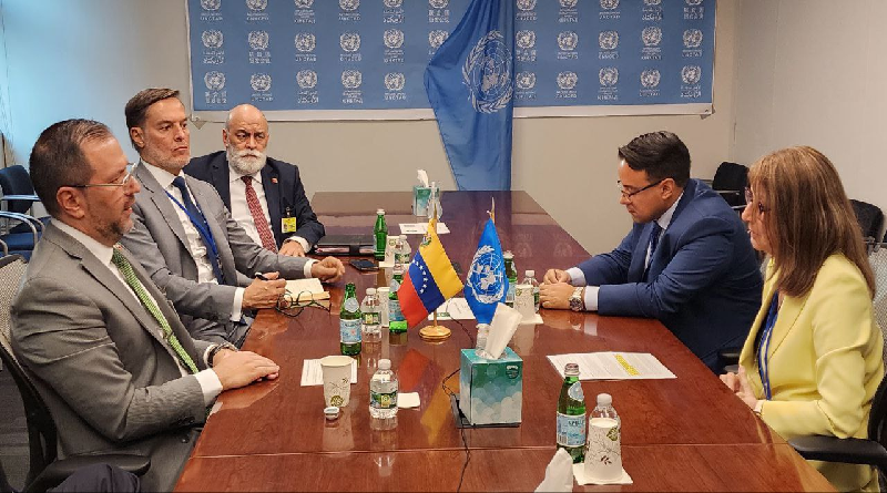 Delegación venezolana y UNCTAD evalúan temas de desarrollo sostenible en Nueva York