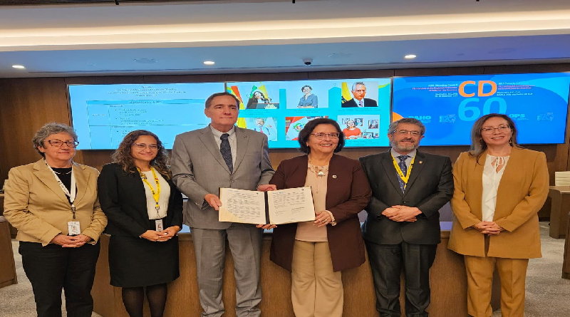 Venezuela renueva acuerdo de cooperación con OPS y Organismo Andino de Salud