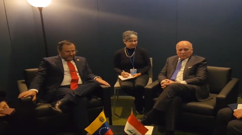 Venezuela e Irak fortalecen relaciones bilaterales