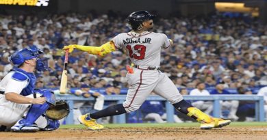 Acuña y Arcia la sacaron en el Dodger Stadium