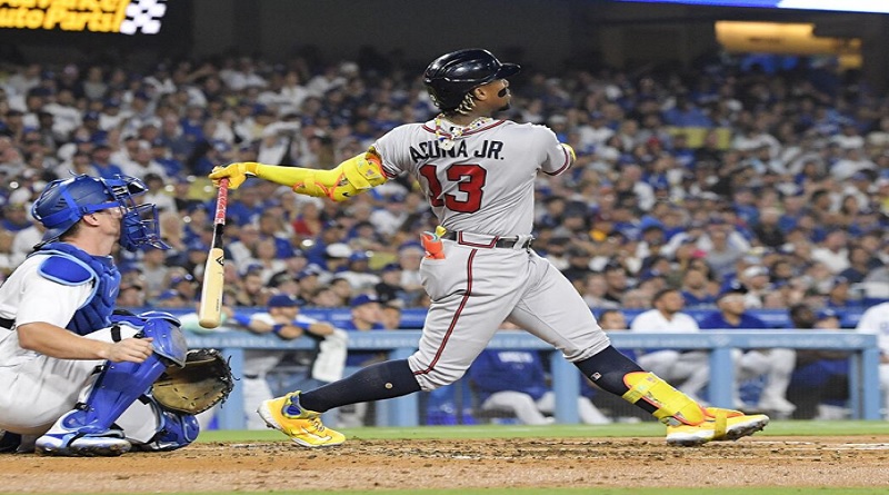 Acuña y Arcia la sacaron en el Dodger Stadium